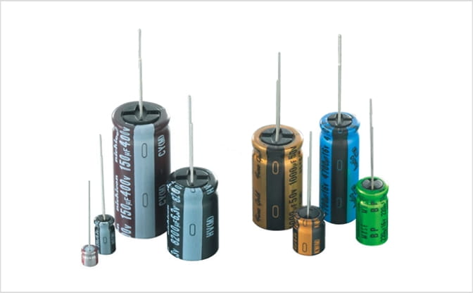 Miniature type aluminum electrolytic capacitors