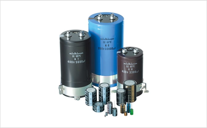 Large can type aluminum electrolytic capacitors