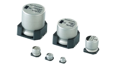 Top market share for chip-type aluminum electrolytic capacitors