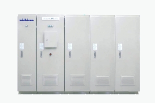 Lithium-ion energy storage system for public and industrial use, can also be used as a business continuity measure as an emergency power supply to ensure electricity in the event of a power failure