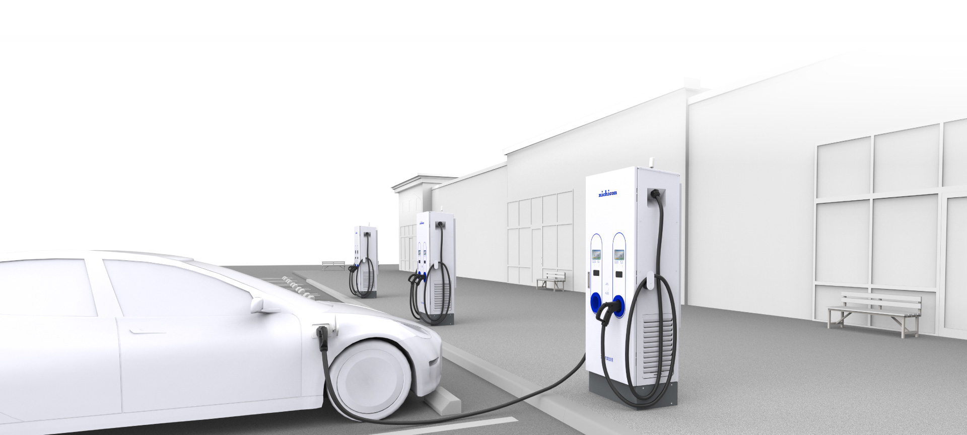 EV・PHEV用160kw急速充電器
