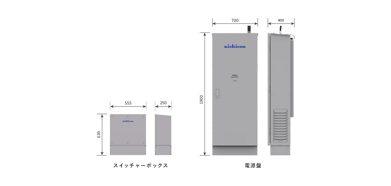 スイッチャーボックス 電源盤