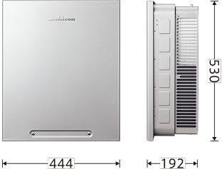 製品構成ユニット(外形寸法 単位:mm)